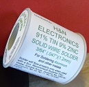 1 Lb. 91/9 Tin/Zinc Solder
