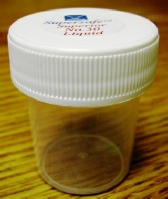Empty 1/2 oz jar